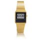 Gold Retro Digital Stretch Watch
