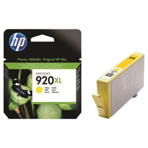 Image of Hp 920xl High Yield Yellow Original Ink Cartridge