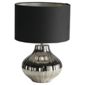 Tesco Lighting Pumpkin Black silver table lamp