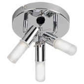 Tesco Linea  Bathroom Flush Adjustable 3 light plate