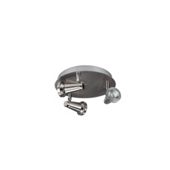 Signa Alexa 3 Spot Plate Satin Nickel Effect