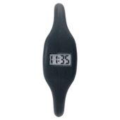 Silicon Shaped Band Colour Digi - Black