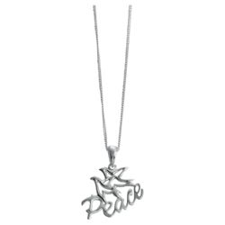 Sterling Silver Peace Pendant