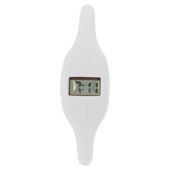 Silicon Shaped Band Colour Digi - White