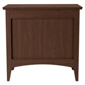 Portico Dark Wood Storage Seat