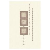 Arthouse Carmen block chocolate wallpaper