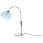 Signa Glass Bobble Arc Table lamp Teal