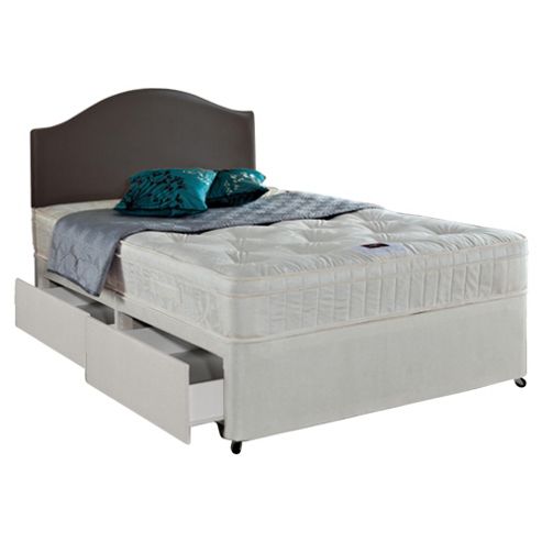 Image of Airsprung Danbury Memory Cushion Top Small Double 4 Drawer Divan Bed