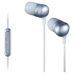 JVC Marshmallow Remote Headphones with Mircophone - Silver