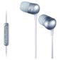 JVC Marshmallow Remote Headphones with Mircophone - Silver