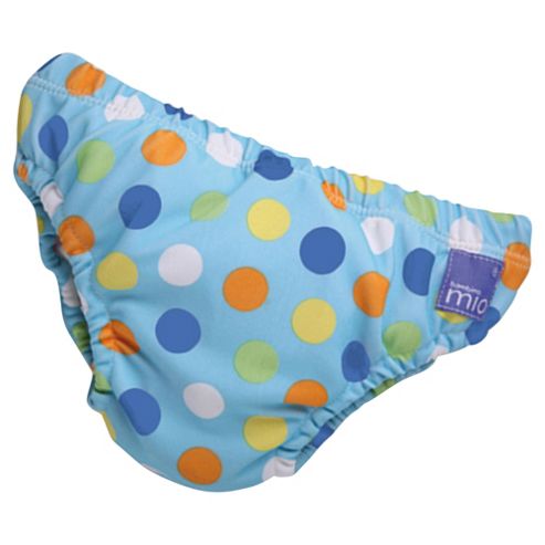 Image of Bambino Mio Swim Nappy - Blue Spot Small