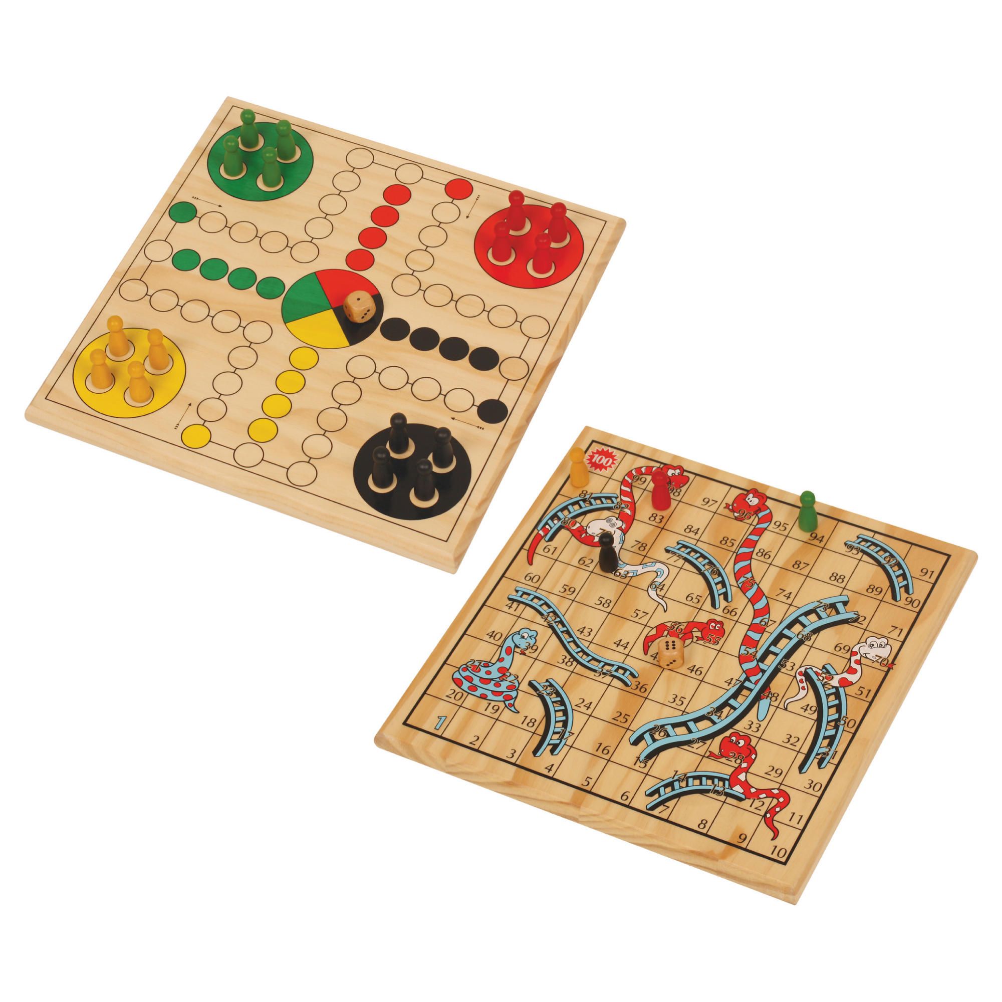 Spears 2 In 1 Snakes & Ladders And Ludo