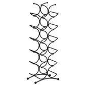 Circolare 12 Bottle Wine Rack, Black