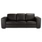 Antonio Leather Large Sofa Chocolate