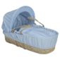 Clair de lune Starburst Moses Basket, Blue