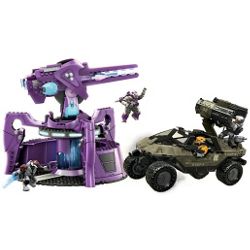 Mega Bloks Halo Wars UNSC Rockethog vs Anti Aircraft Gun