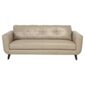 Lorenzo Leather Large Sofa Taupe