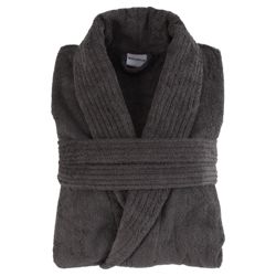 Finest towelling robe Charcoal S/M