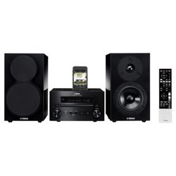 Yamaha MCR-550 CD/DAB/FM Micro HiFi System with Speakers and iPod Dock, Black