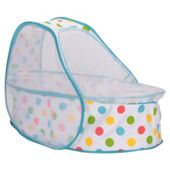 Koo-di Pop Up Travel Cot & Bassinette, Polka