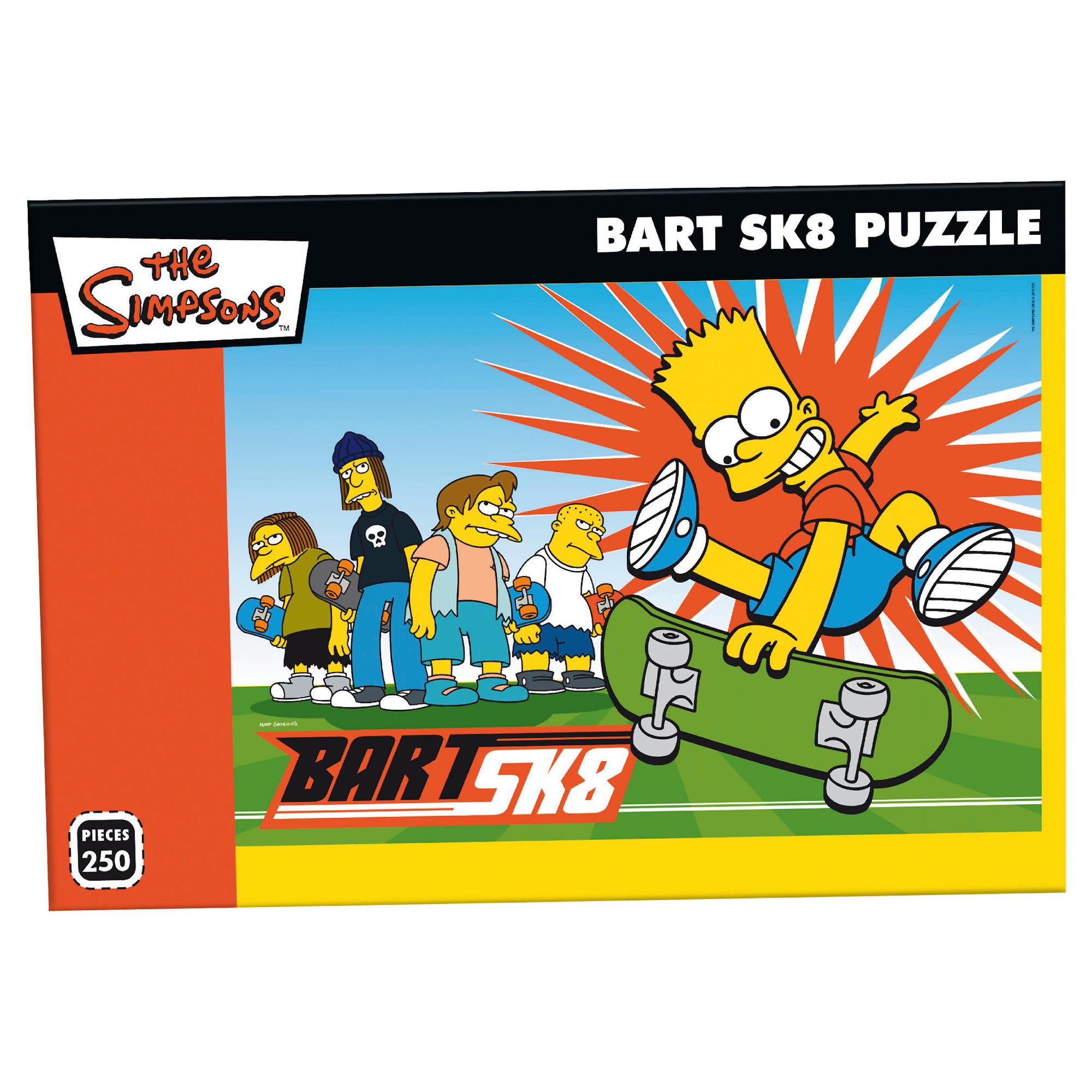 Simpsons 250 Pc - Bart Sk8