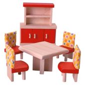 Plan Toys Dining Room Neo Dolls House Wooden Toy Furniture Set