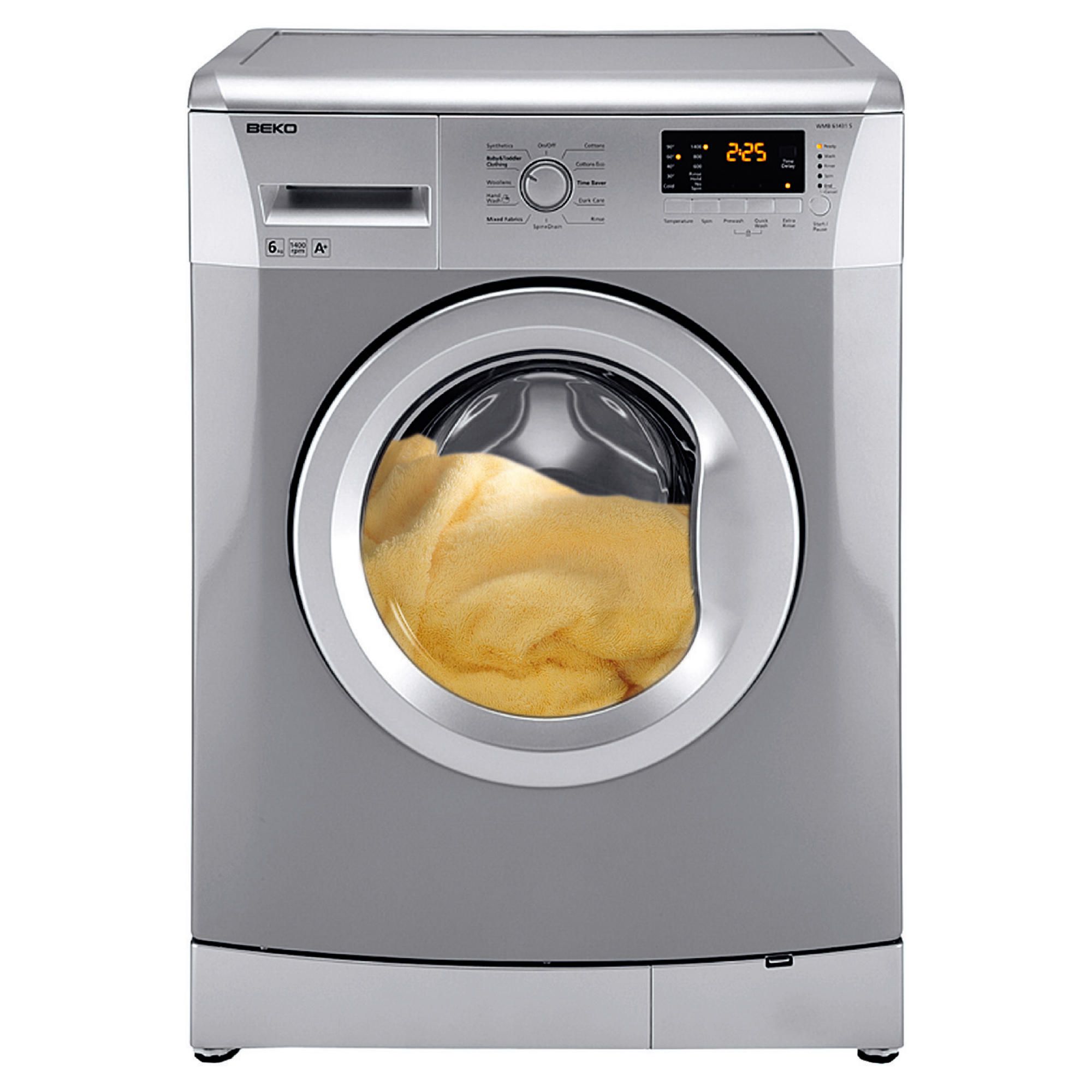 Beko WMB61431S Silver 6KG 1400 RPM Washing Machine