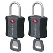 Samsonite TSA Air Key Locks, Black Set of 2