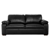 Ashmore Leather Sofa Bed, Black