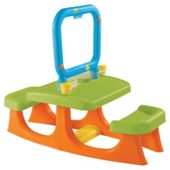 Keter Artisto Double Sided Easel Desk, Green/Orange
