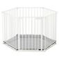 BabyDan Play Pen with Play Mat, White