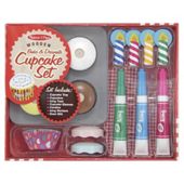 Melissa & Doug Bake & Decorate Cupcake Set