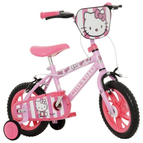Image of Hello Kitty 12" Kids' Bike With Stabilisers