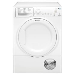 Hotpoint TCAL83CP Condenser Tumble Dryer, 8kg Load, C Energy Rating. White