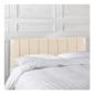 Haddon Single Faux Leather Headboard, Cream