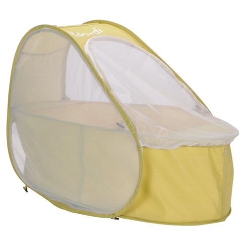 Image of Koo-di Pop Up Travel Cot & Bassinette, Lemon & Lime