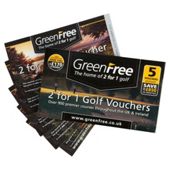 GreenFree 2-for-1 Golf, 5 Vouchers
