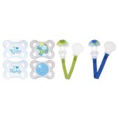 MAM Soother & Clip Set 0+ Months, Boys