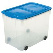 Curver 70L Rollerbox with folding lid