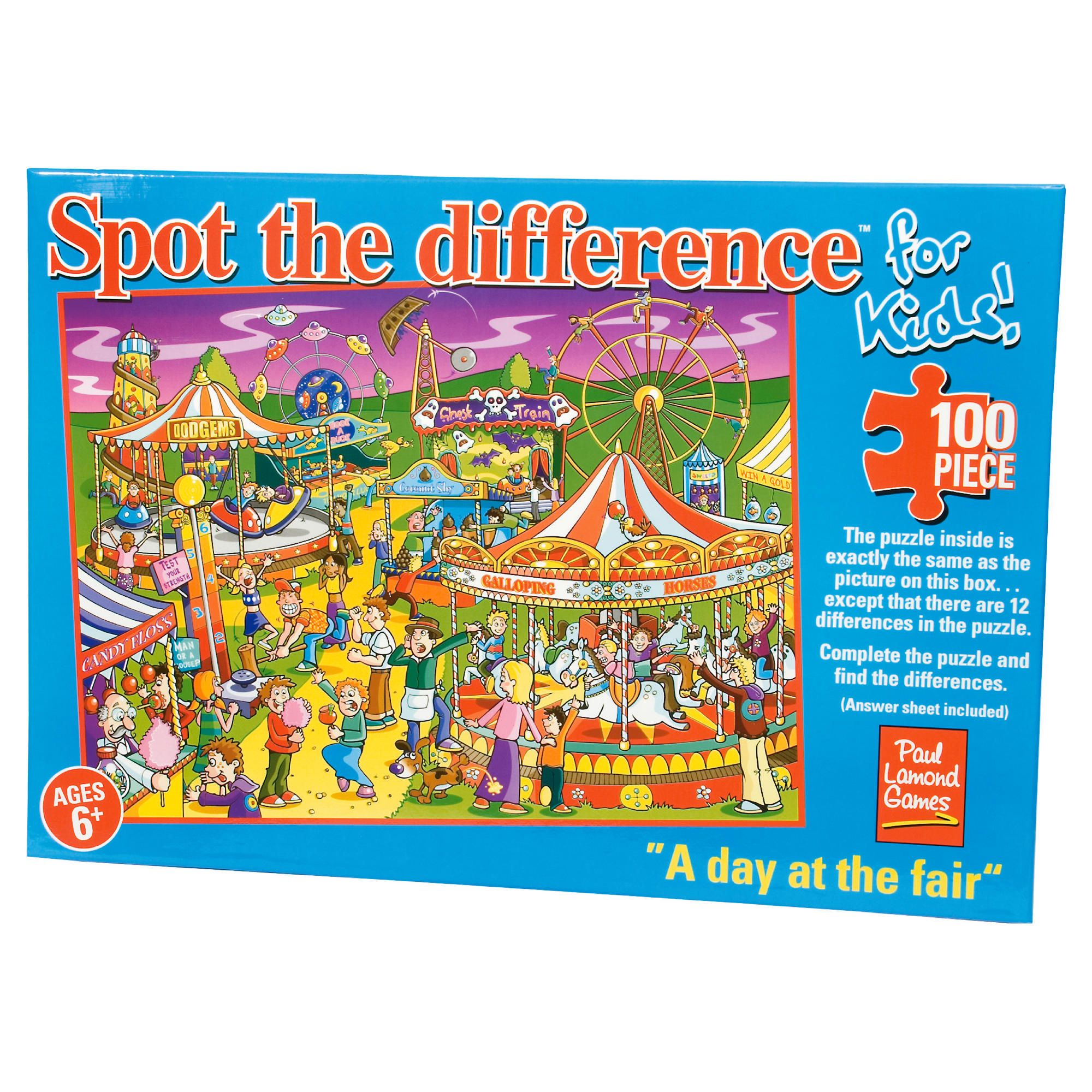 Spot The Difference Puzzles - Day At The Fair