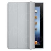 Apple Polyurethane Smart Cover for new Apple iPad & iPad 2 Light Grey