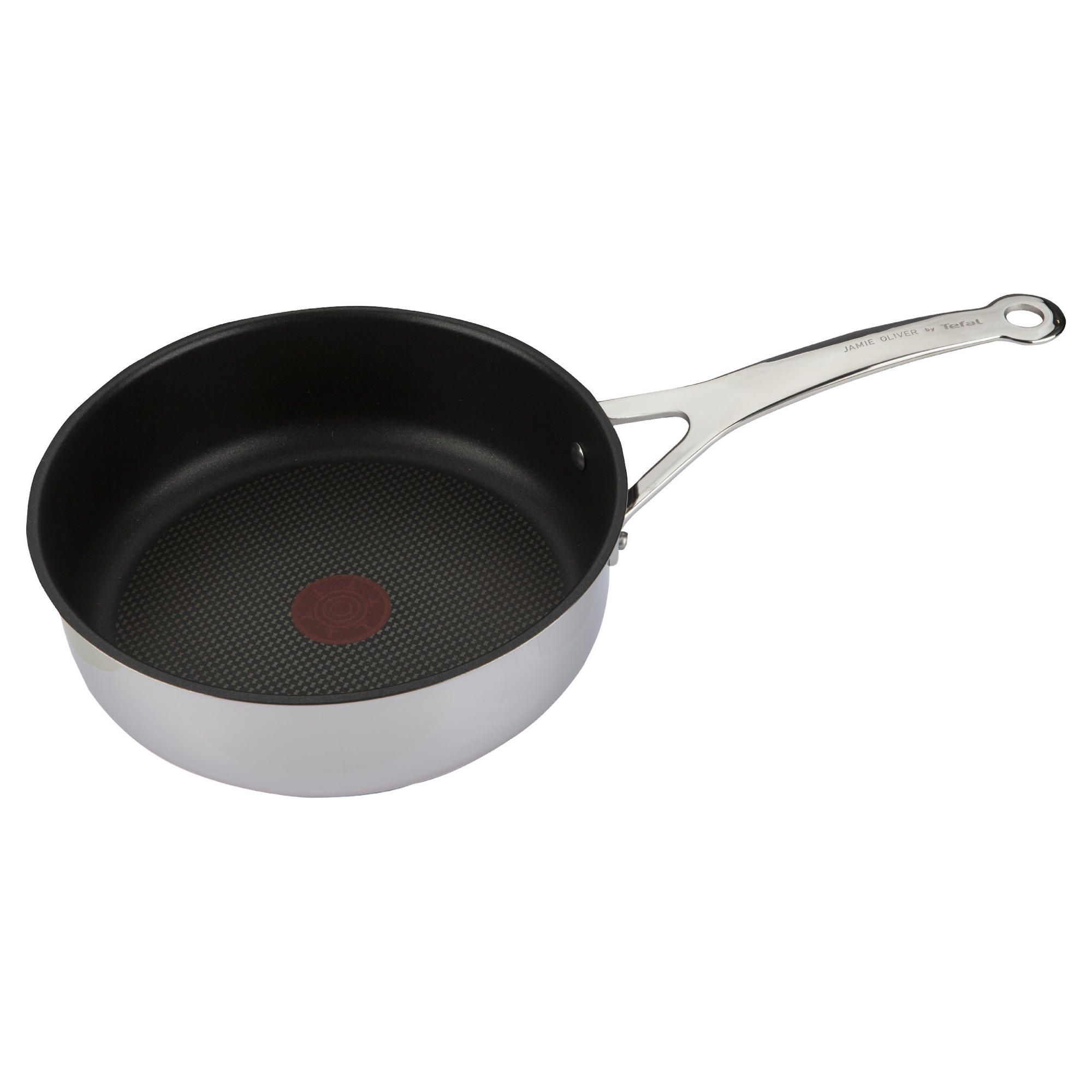 Tefal Jamie Oliver Professional Series Stainless Steel 24cm Sautepan & Lid