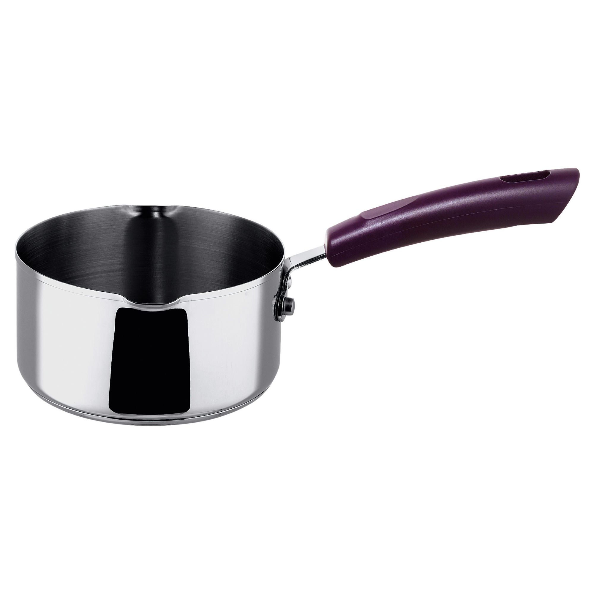 This Morning by Prestige stainless steel 14cm Milk Pan, Purple