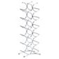 Circolare 12 Bottle Wine rack, Chrome
