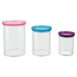 Tesco Coloured Ps Storage 3 Pack X 2