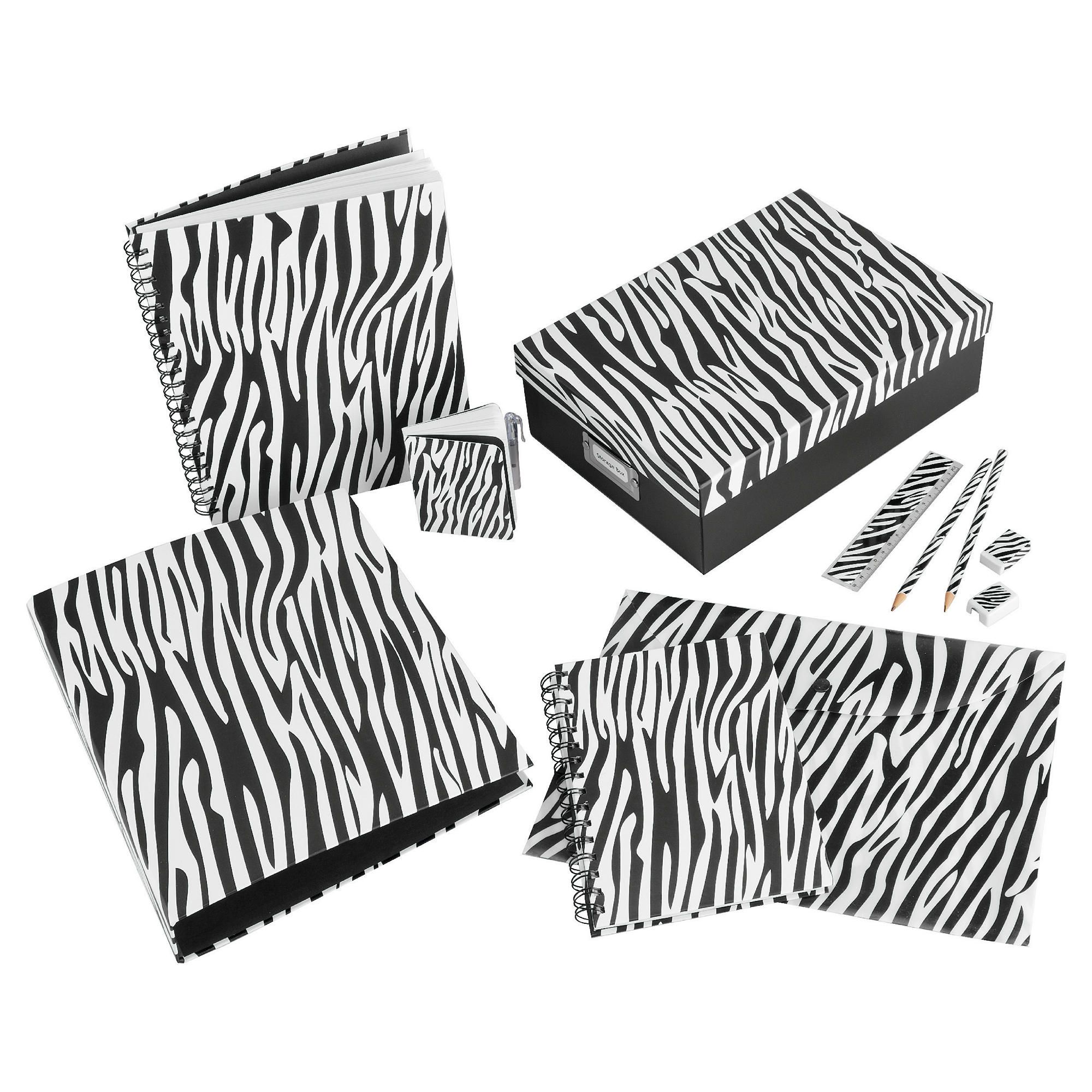 Safari Zebra Stationery Collection