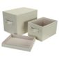 Tesco faux leather trunk set of 2 Cream