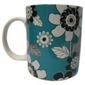 Tesco Modern Flower Set of 4, Teal.