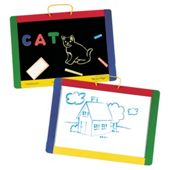Melissa & Doug Wooden Magnetic Chalkboard/Dry-Erase Board