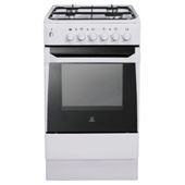 Indesit IS50GW Gas Cooker With Single Cavity Combined Grill and Continental style gas oven